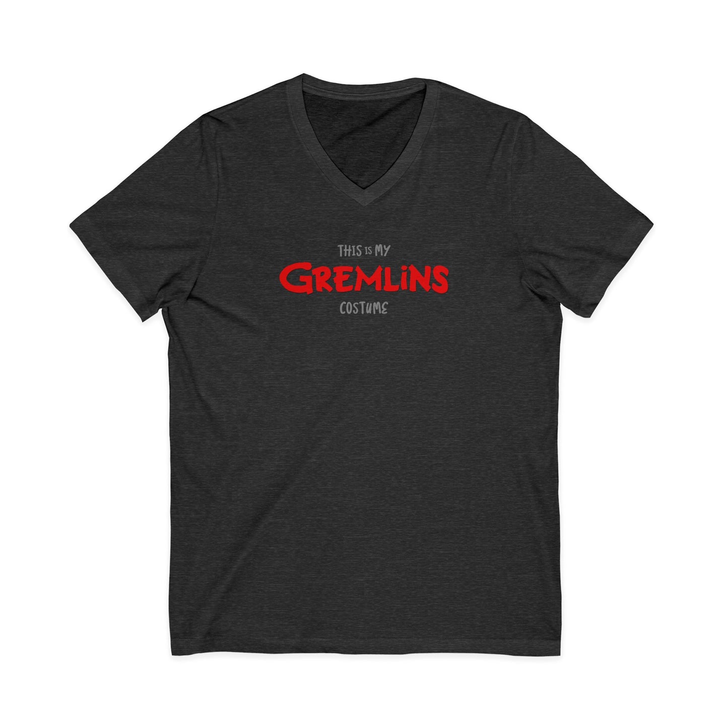 This is My Gremlins Costume Scary Movie Short Sleeve V Neck T Shirt