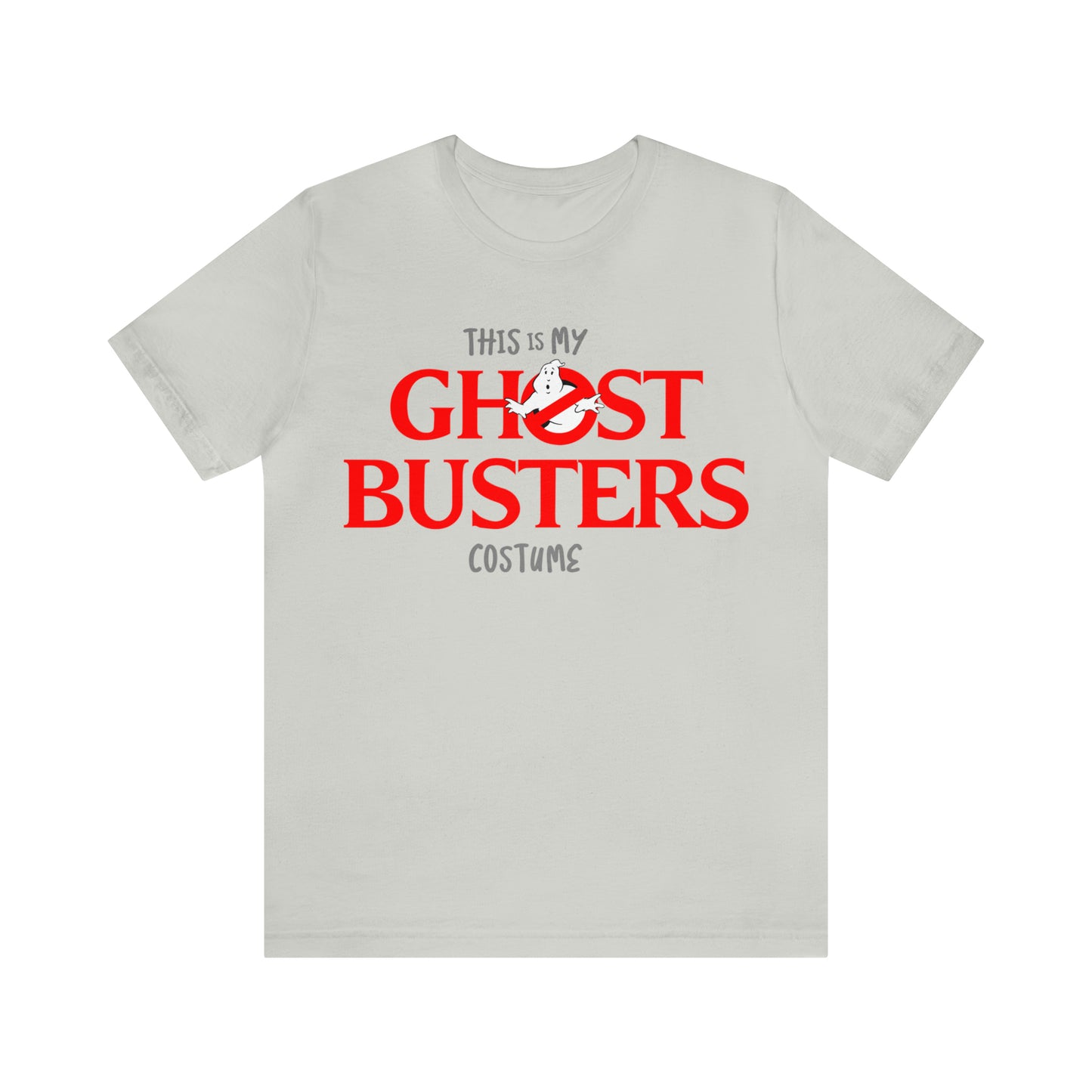 This is My GHOST BUSTERS Costume Funny Halloween Couples Unisex Jersey Short Sleeve Tee