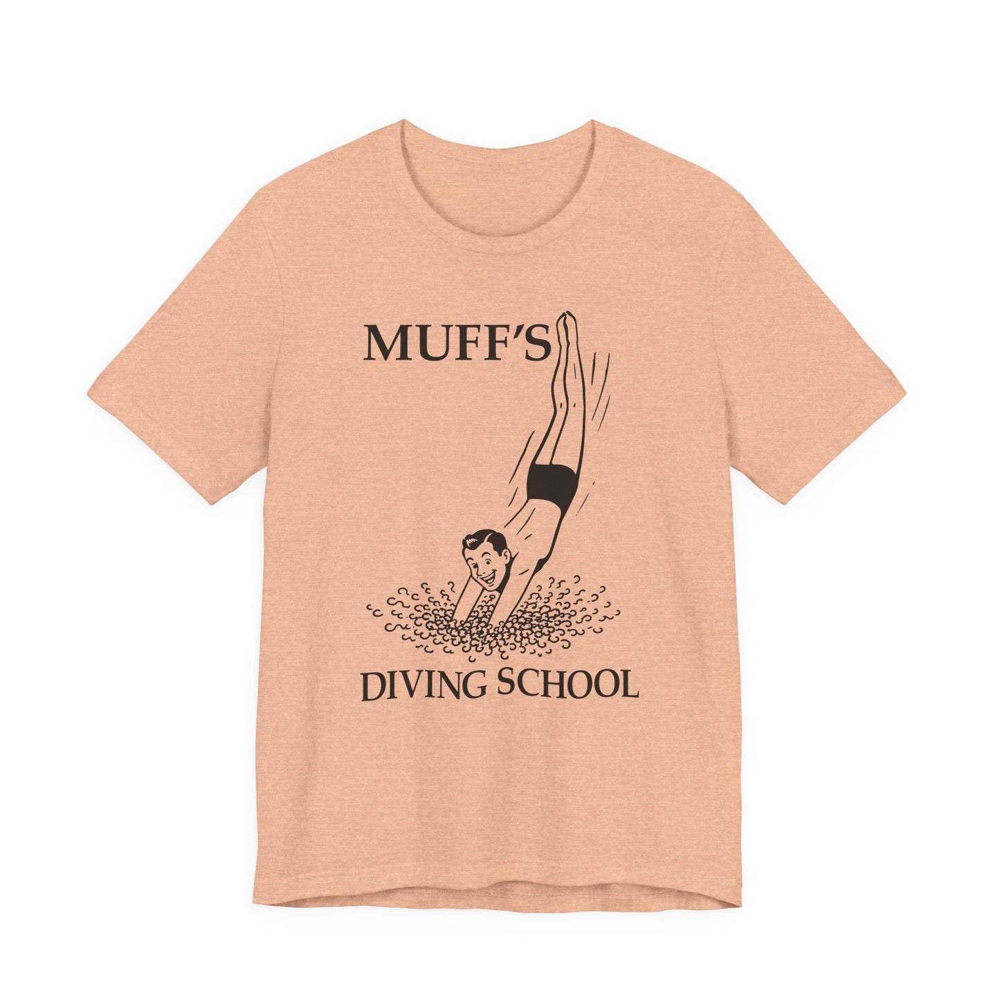 MUFF'S DIVING SCHOOL Hubie Halloween Funny Movie Costume Unisex Short Sleeve Tee
