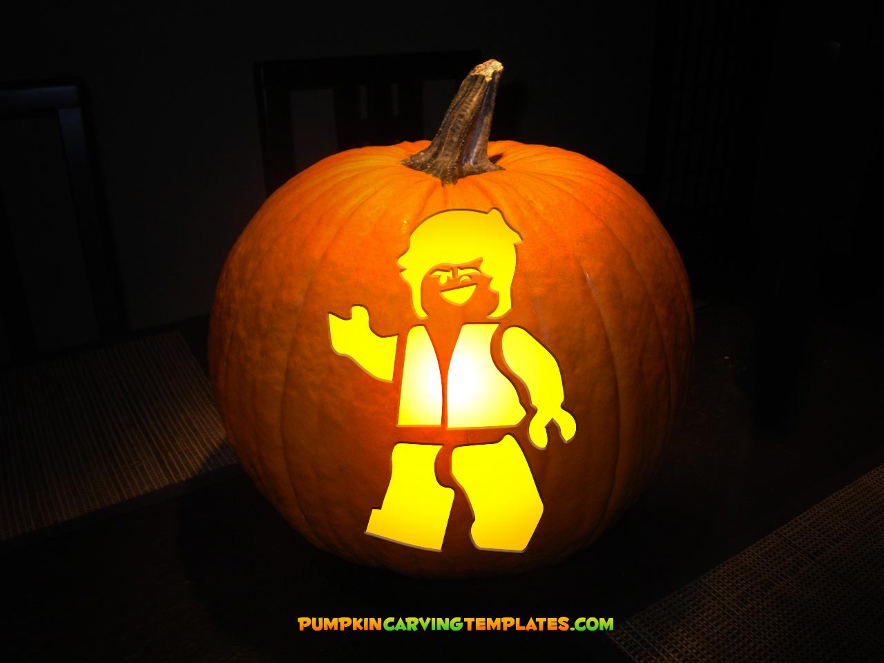 block-man-pumpkin-carving-template-digital-stencil-download