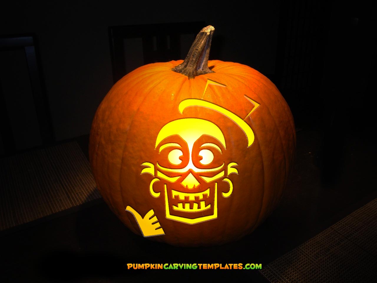 MOIVE Hitchhiking Ghost 1 PUMPKIN CARVING TEMPLATE DIGITAL DOWNLOAD