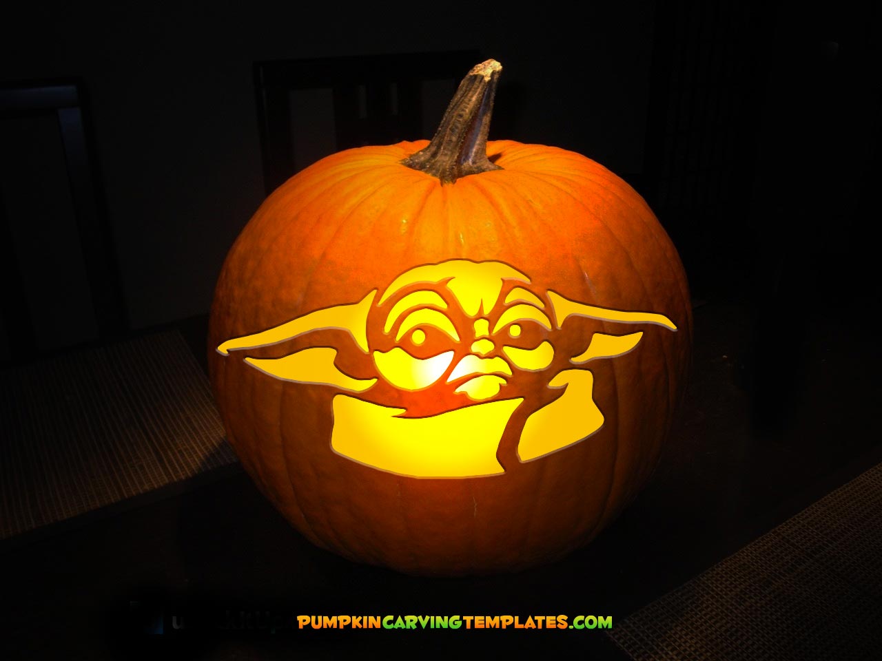 FANTASY MOVIE CHARACTER CHILD PUMPKIN CARVING TEMPLATE DIGITAL DOWNLOAD
