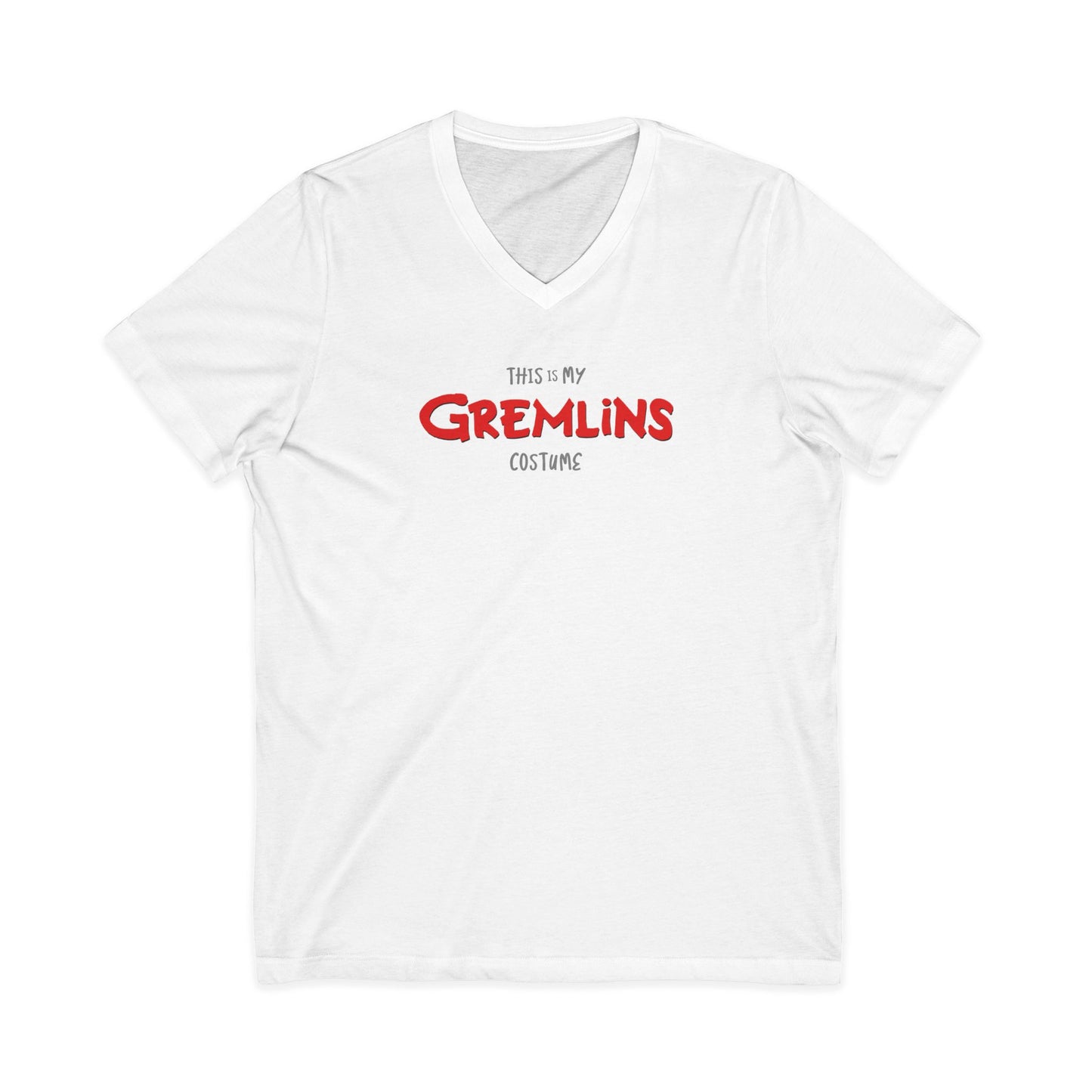 This is My Gremlins Costume Scary Movie Short Sleeve V Neck T Shirt