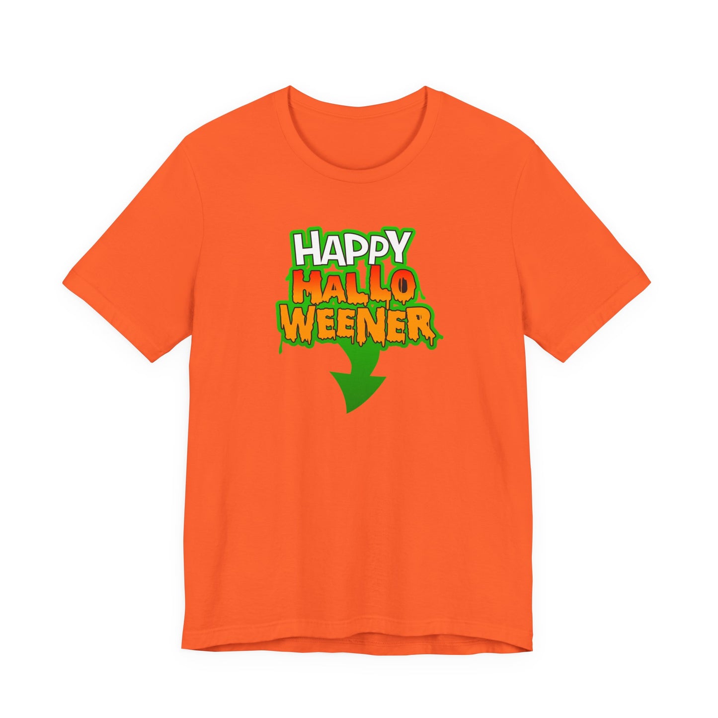 HAPPY HALLO WEENER Funny Hubie Halloween Movie Unisex T-Shirt Cool Graphic Tee Vulgar Gift