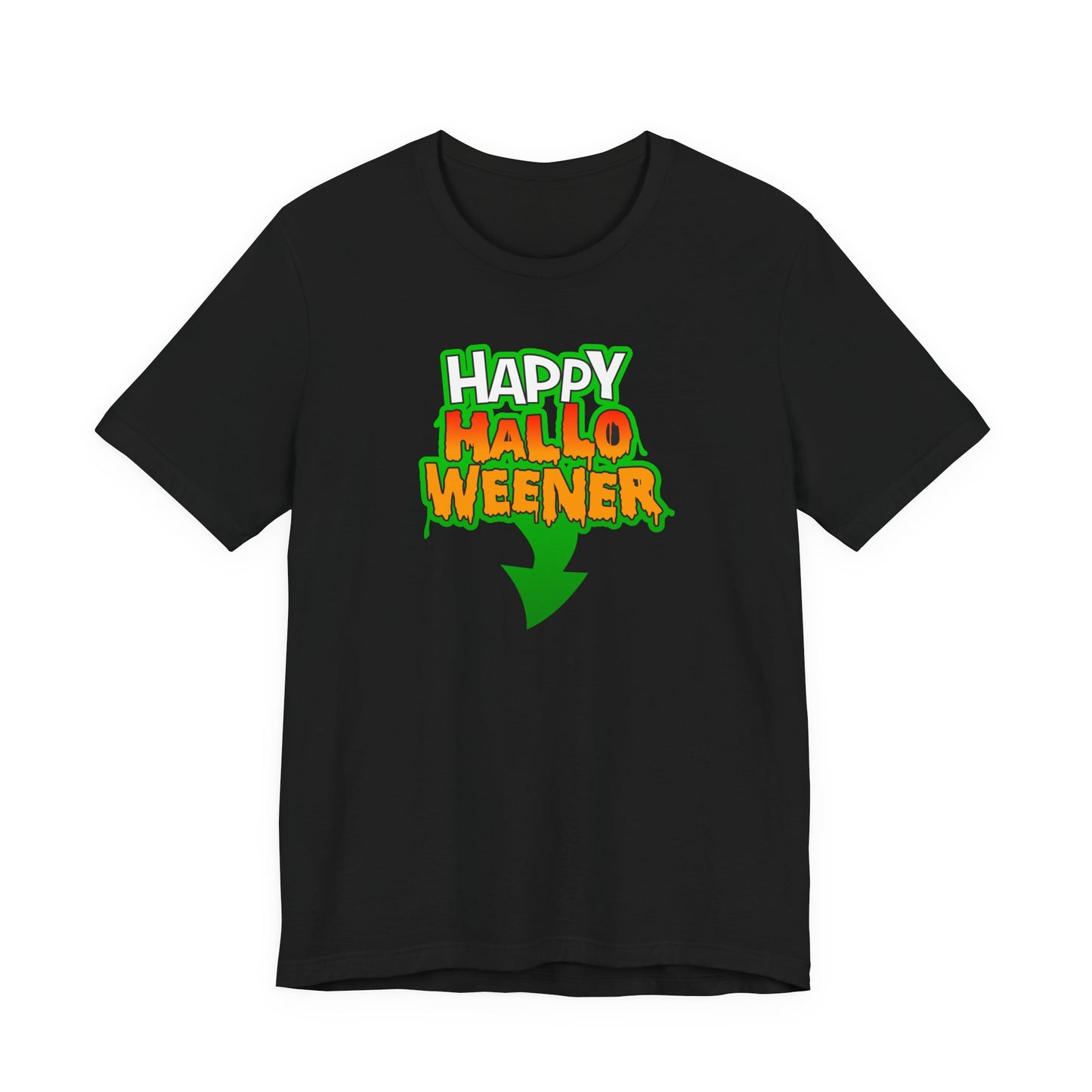 HAPPY HALLO WEENER Funny Hubie Halloween Movie Unisex T-Shirt Cool Graphic Tee Vulgar Gift