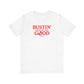 BUSTIN' MAKES ME FEEL GOOD GHOST BUSTERS Costume Funny Halloween Couples Unisex Jersey Short Sleeve Tee