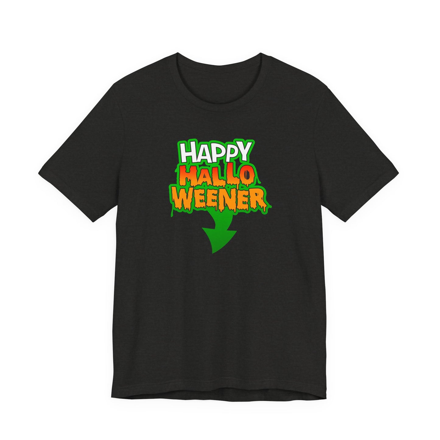 HAPPY HALLO WEENER Funny Hubie Halloween Movie Unisex T-Shirt Cool Graphic Tee Vulgar Gift