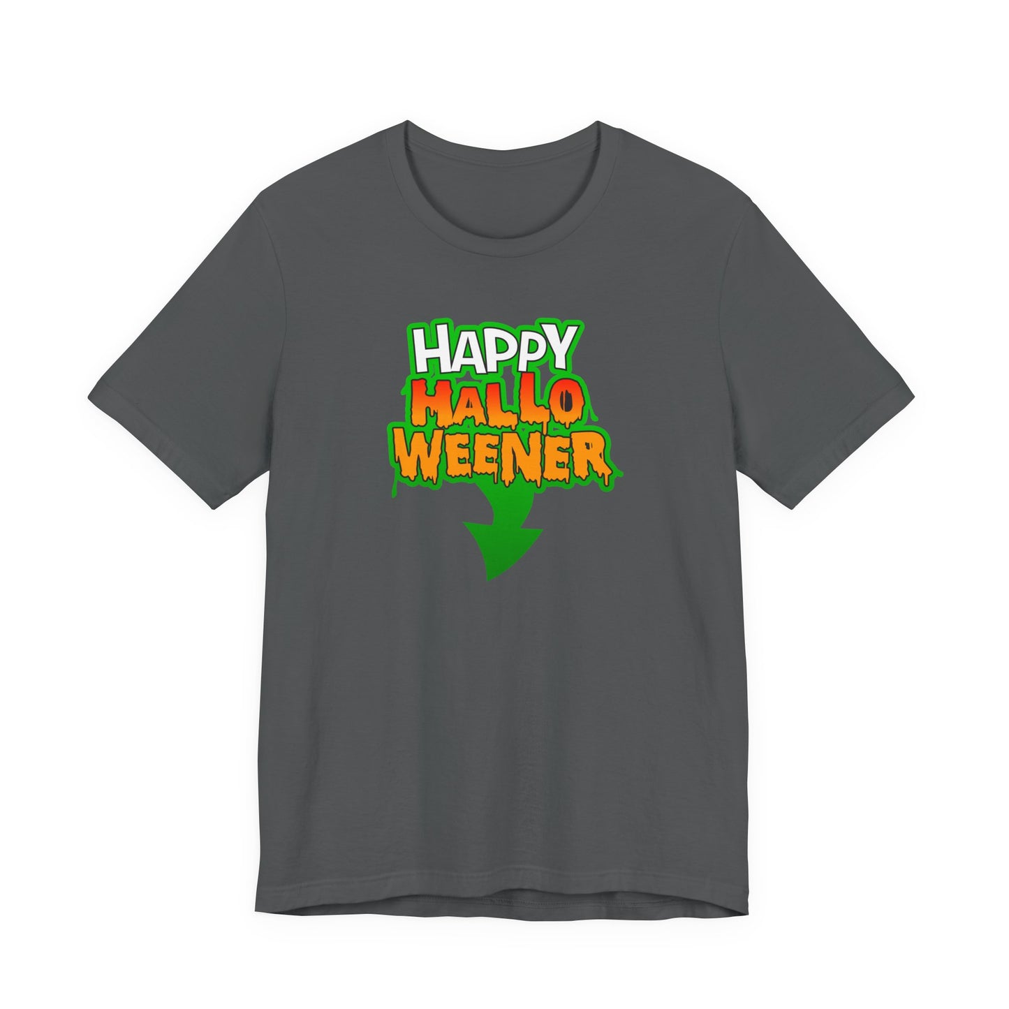 HAPPY HALLO WEENER Funny Hubie Halloween Movie Unisex T-Shirt Cool Graphic Tee Vulgar Gift