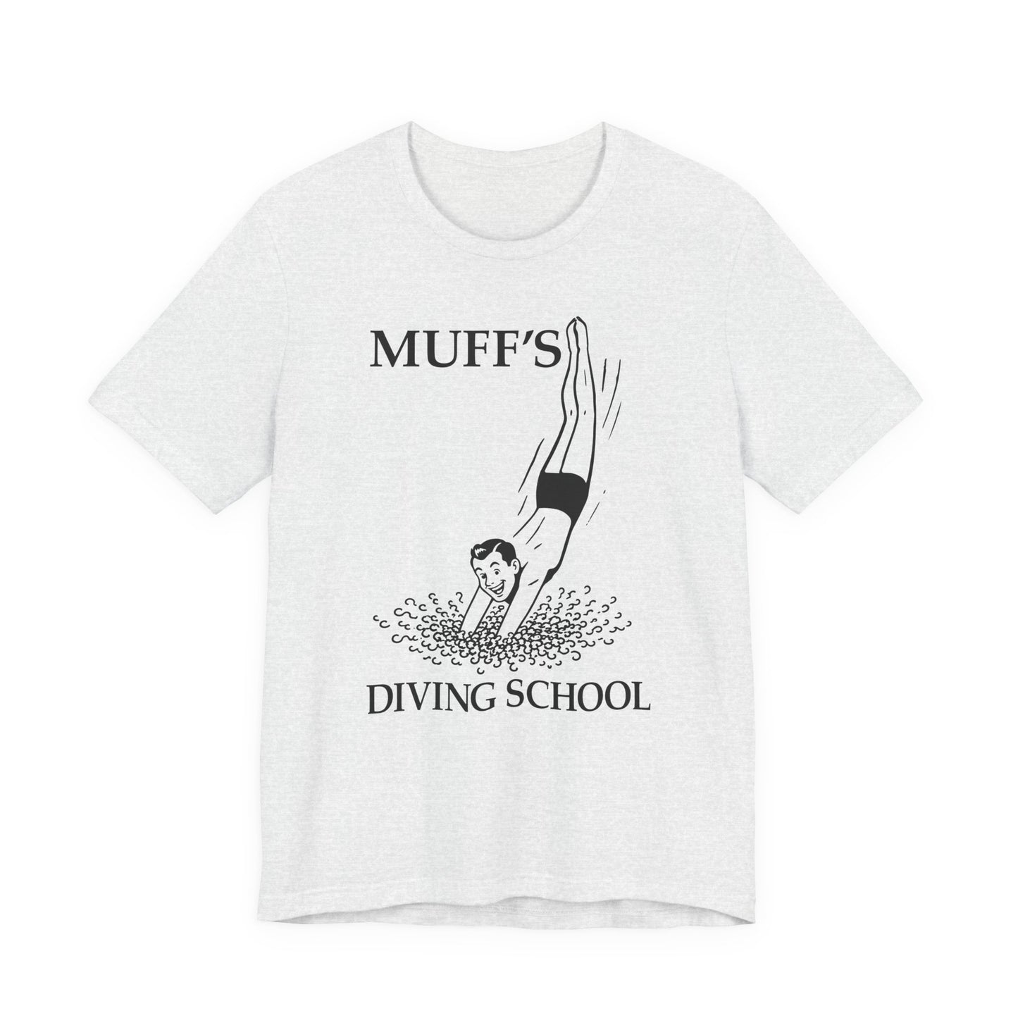 MUFF'S DIVING SCHOOL Hubie Halloween Funny Movie Costume Unisex Short Sleeve Tee
