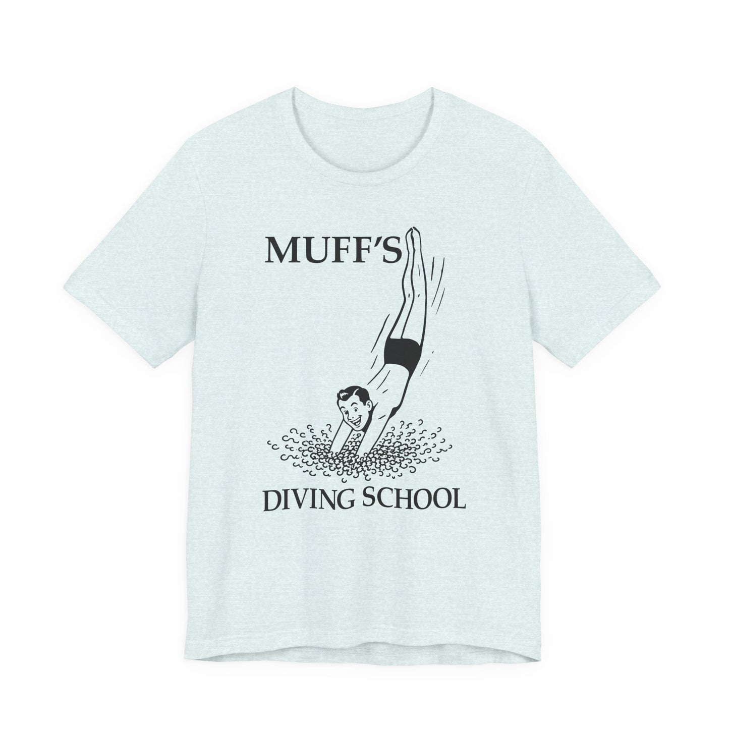 MUFF'S DIVING SCHOOL Hubie Halloween Funny Movie Costume Unisex Short Sleeve Tee