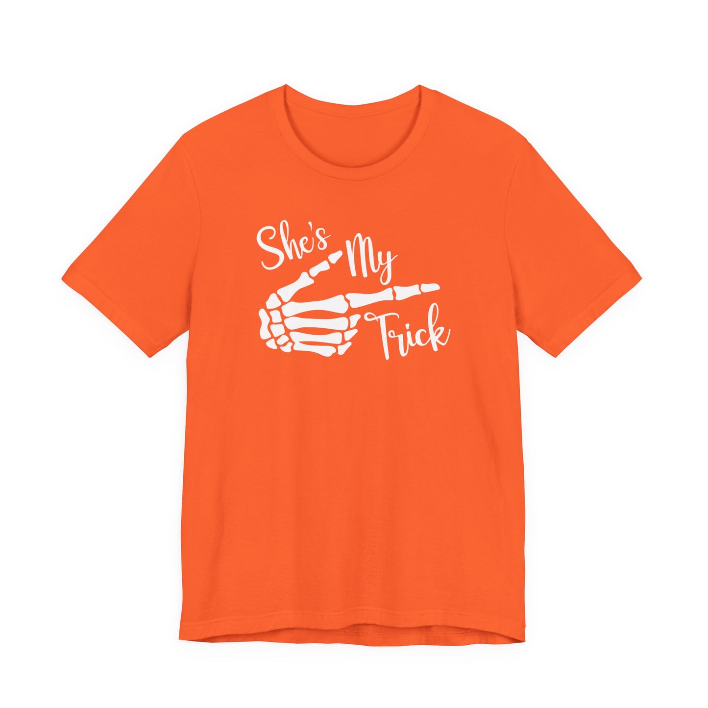 TRICK TREAT Couples HALLOWEEN Costume Funny Movie Unisex Jersey Short Sleeve Tee Unisex