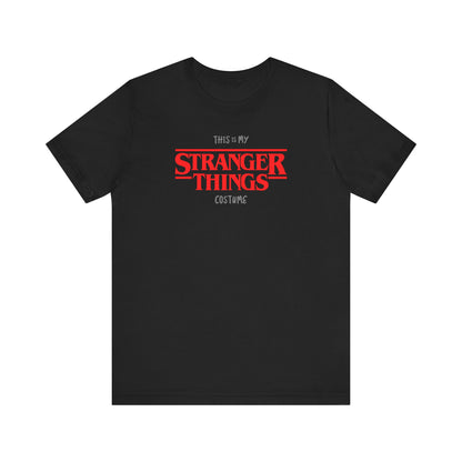 This is My Stranger Things Costume Funny Halloween Unisex Jersey Short Sleeve Tee