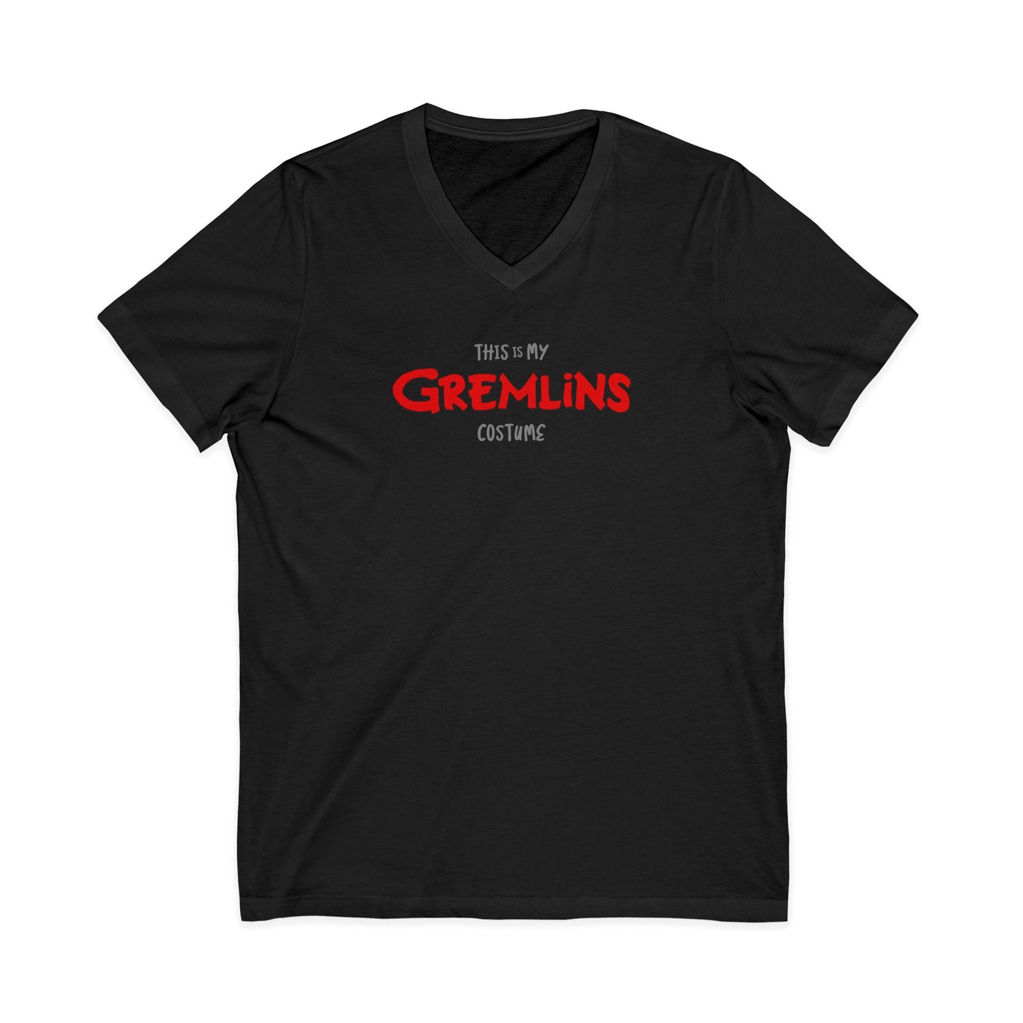 This is My Gremlins Costume Scary Movie Short Sleeve V Neck T Shirt