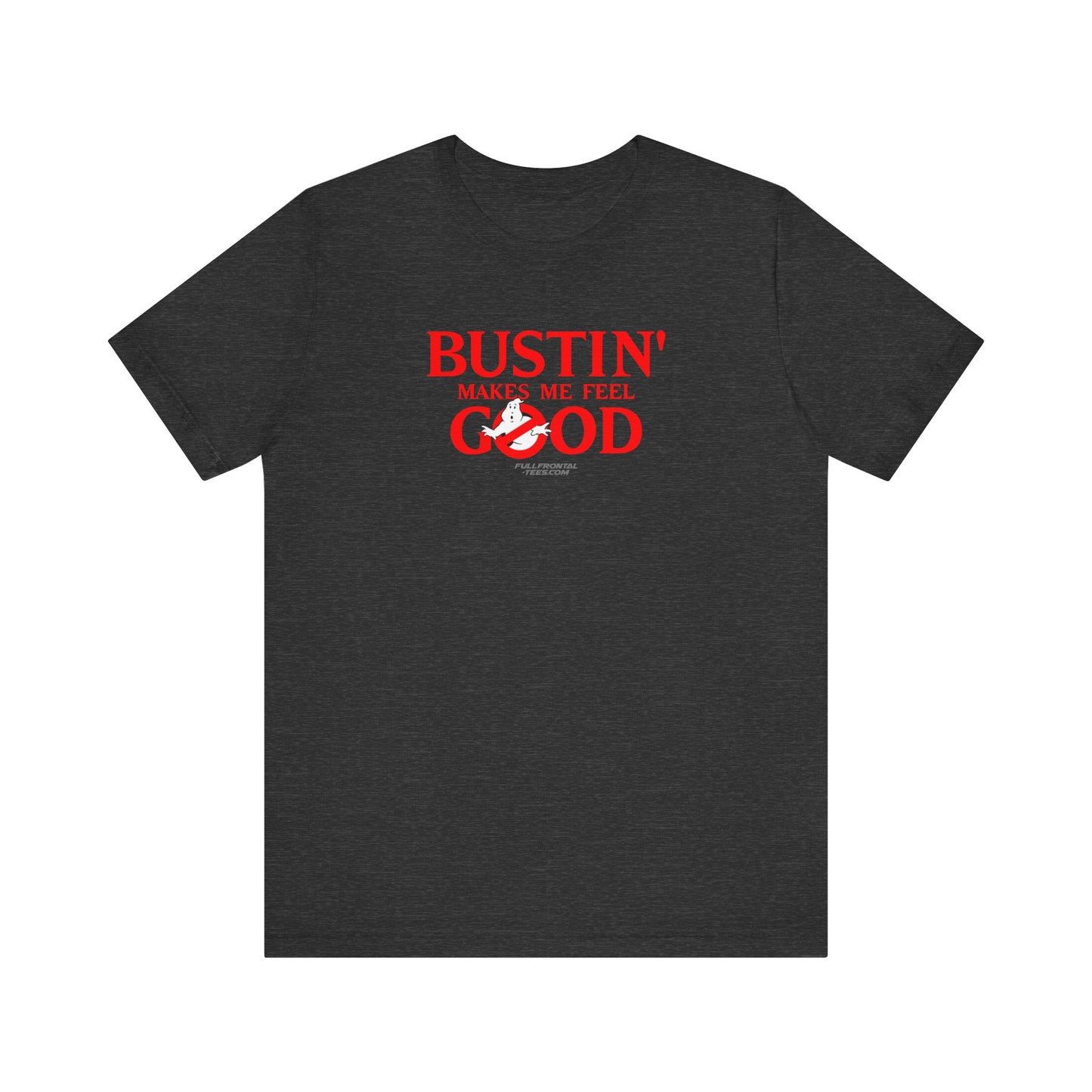 BUSTIN' MAKES ME FEEL GOOD GHOST BUSTERS Costume Funny Halloween Couples Unisex Jersey Short Sleeve Tee