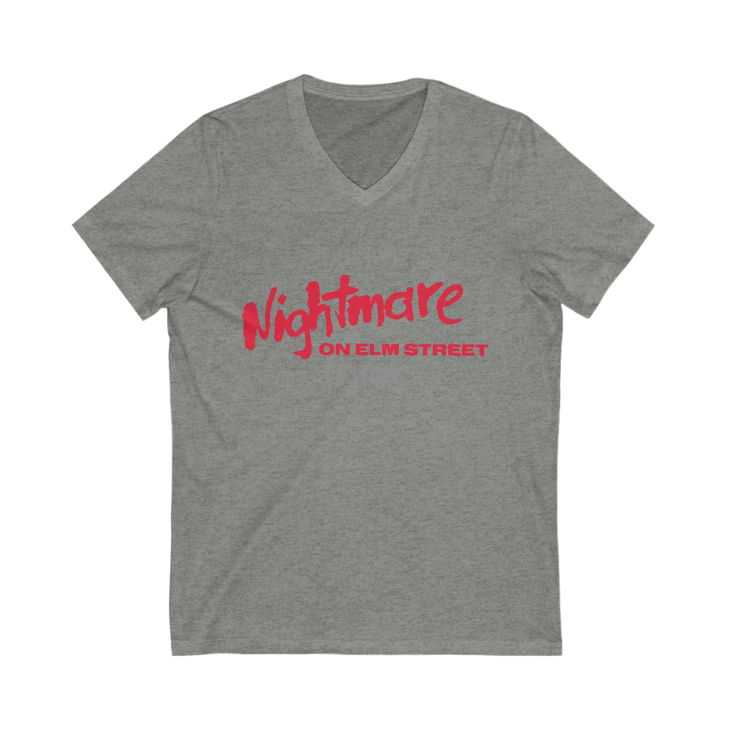 This is My Nightmare On Elm Street Costume Halloween Scary Movie Short Sleeve V Neck T Shirt