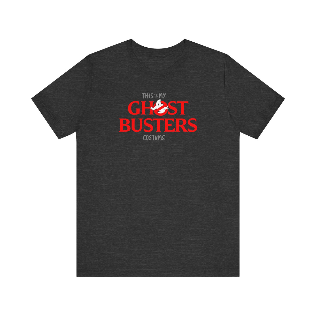 This is My GHOST BUSTERS Costume Funny Halloween Couples Unisex Jersey Short Sleeve Tee