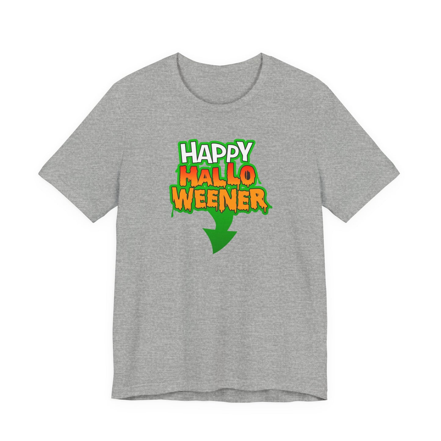 HAPPY HALLO WEENER Funny Hubie Halloween Movie Unisex T-Shirt Cool Graphic Tee Vulgar Gift