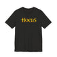 HOCUS Couples HALLOWEEN Costume Funny Movie Unisex Jersey Short Sleeve Tee Unisex