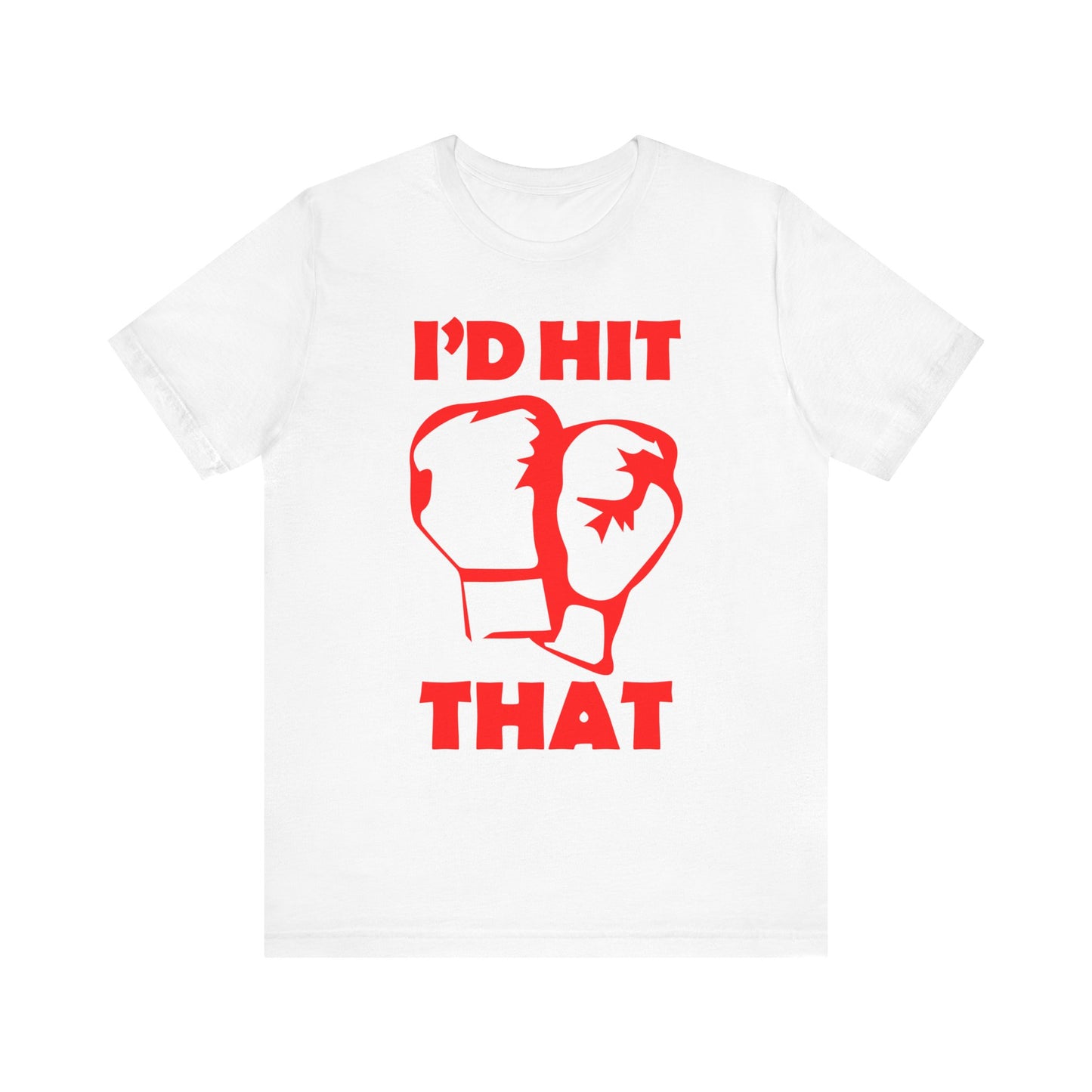 Hubie Halloween I'd Hit That Funny Costume Unisex Jersey Short Sleeve Tee