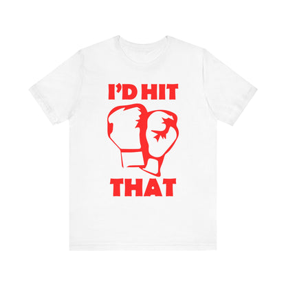 Hubie Halloween I'd Hit That Funny Costume Unisex Jersey Short Sleeve Tee