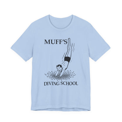 MUFF'S DIVING SCHOOL Hubie Halloween Funny Movie Costume Unisex Short Sleeve Tee