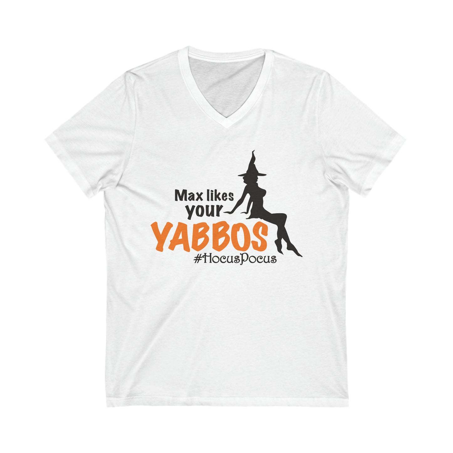 Max Likes Your YABBOS Hocus Pocus Halloween Movie Witches Short Sleeve V Neck T Shirt