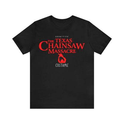 This is My Texas Chainsaw Massacre Costume Scary Halloween Movie Couples Unisex Jersey Short Sleeve Tee