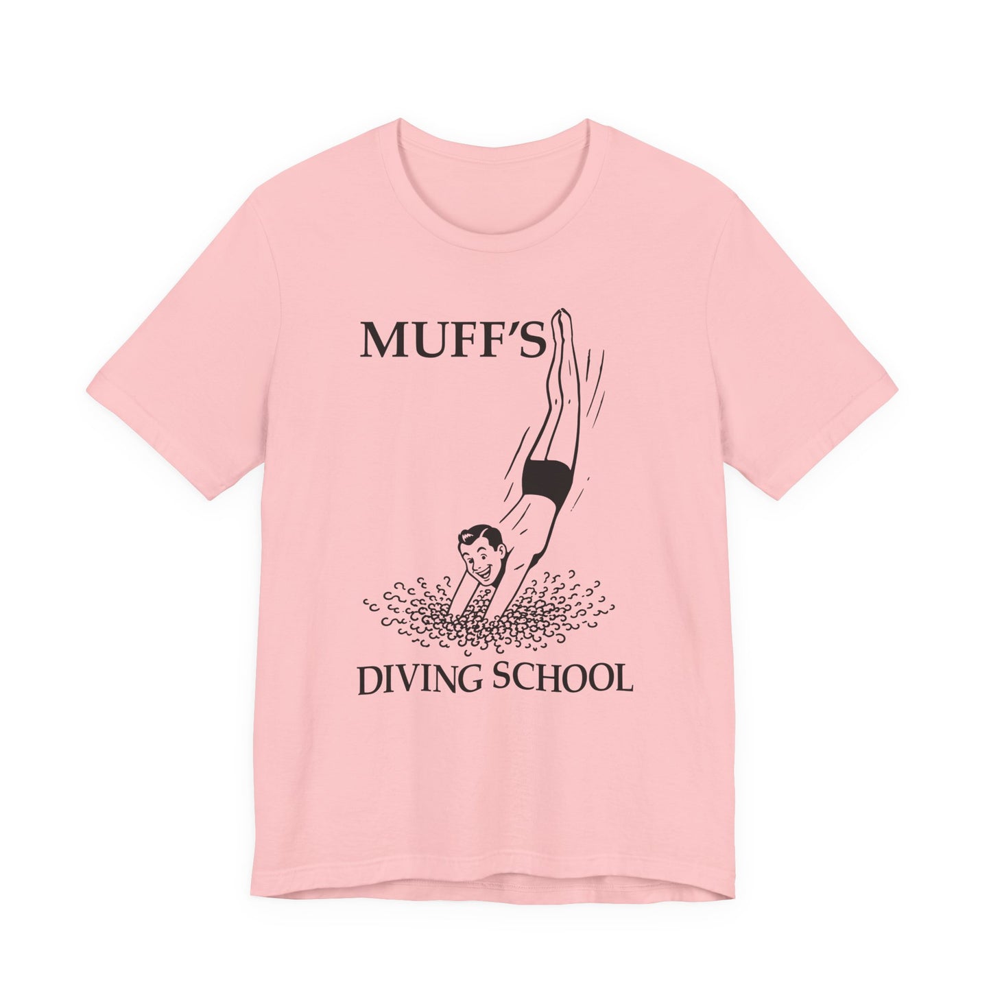 MUFF'S DIVING SCHOOL Hubie Halloween Funny Movie Costume Unisex Short Sleeve Tee