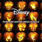 DISNEY CARTOON MEGA BUNDLE PUMPKIN CARVING TEMPLATE DIGITAL DOWNLOAD