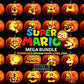 SUPER MARIO VIDEO GAME MEGA BUNDLE PUMPKIN CARVING TEMPLATE DIGITAL DOWNLOAD