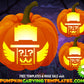 ROBLOX Brain Rot Video Game Admin Lucky Block BUNDLE PUMPKIN CARVING TEMPLATE DIGITAL DOWNLOAD