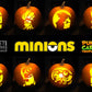 MINIONS CARTOON BUNDLE PUMPKIN CARVING TEMPLATE DIGITAL DOWNLOAD