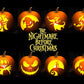 NIGHTMARE BEFORE CHRISTMAS MOVIE BUNDLE PUMPKIN CARVING TEMPLATE DIGITAL DOWNLOAD