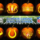 FOOTBALL MEGA BUNDLE PUMPKIN CARVING TEMPLATE DIGITAL DOWNLOAD 32 TEAMS