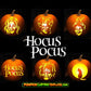 MOVIE WITCHES BUNDLE PUMPKIN CARVING TEMPLATE DIGITAL DOWNLOAD