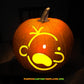 KID PUMPKIN CARVING TEMPLATE DIGITAL DOWNLOAD