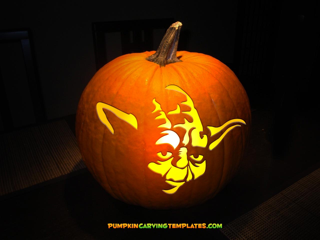 FANTASY MOVIE CHARACTER GOOD PUMPKIN CARVING TEMPLATE DIGITAL DOWNLOAD