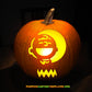 LAUGH PUMPKIN CARVING TEMPLATE DIGITAL DOWNLOAD