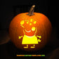 PIC KIDS Cartoon PUMPKIN CARVING TEMPLATE DIGITAL STENCIL DOWNLOAD