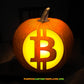 Bitcoin digital currency PUMPKIN CARVING TEMPLATE DIGITAL STENCIL DOWNLOAD