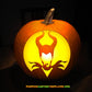 EVIL CARTOON CHARACTER PUMPKIN CARVING TEMPLATE DIGITAL DOWNLOAD
