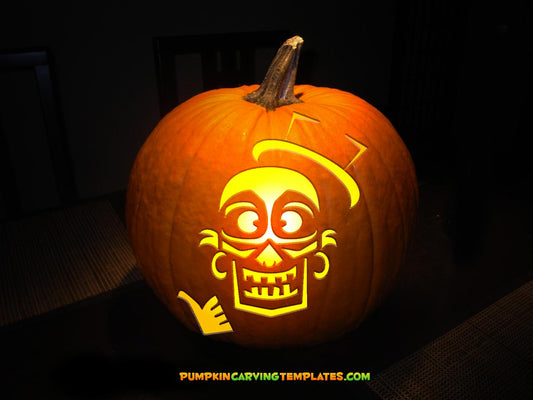 MOIVE Hitchhiking Ghost 1 PUMPKIN CARVING TEMPLATE DIGITAL DOWNLOAD