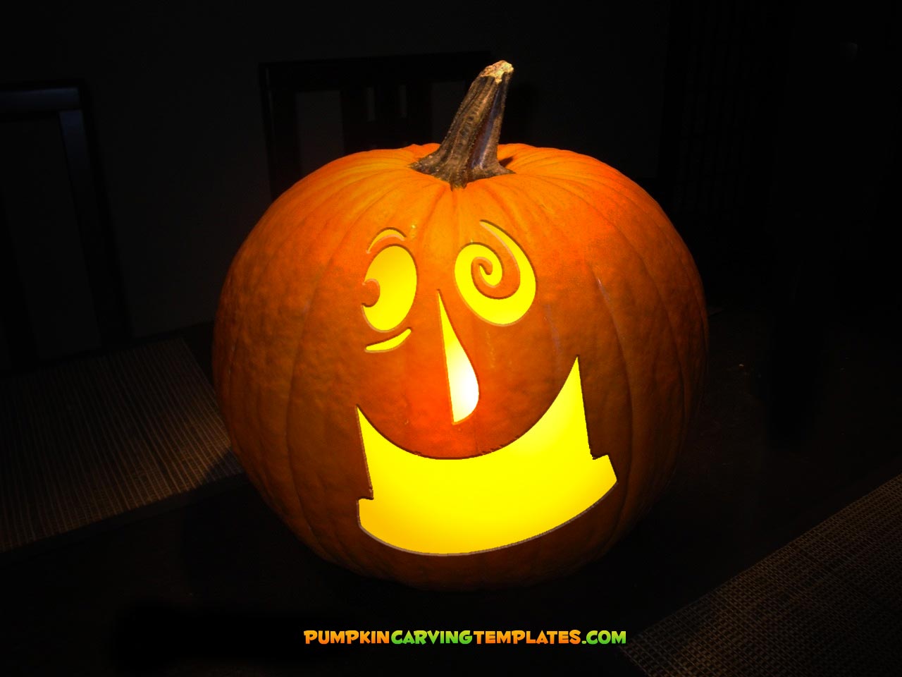 NIGHTMARE MOVIE CHARACTER PUMPKIN CARVING TEMPLATE DIGITAL DOWNLOAD