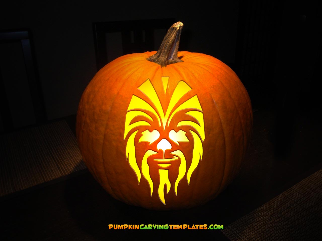 FANTASY MOVIE CHARACTER 2 PUMPKIN CARVING TEMPLATE DIGITAL DOWNLOAD