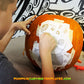 KID DOG CARTOON CHARACTERS PUMPKIN CARVING TEMPLATE DIGITAL DOWNLOAD